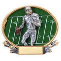 Football, 3D Oval Resin Awards - Small - 7" x 5-1/2" Tall